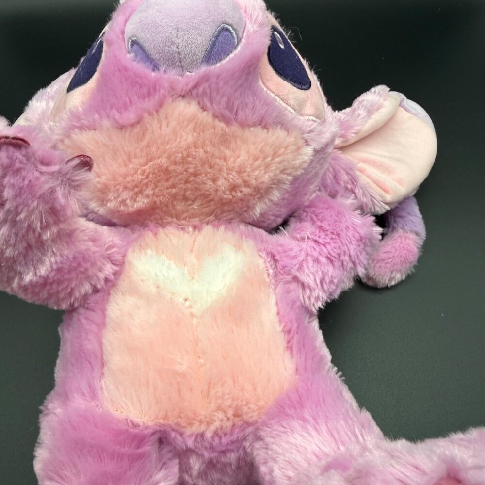 Disney Parks Angel Plush Stuffed Animal Toy Lilo Stitch Soft Pink 13" - Picture 2 of 9